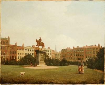 Utsikt över Leicester Square av William James