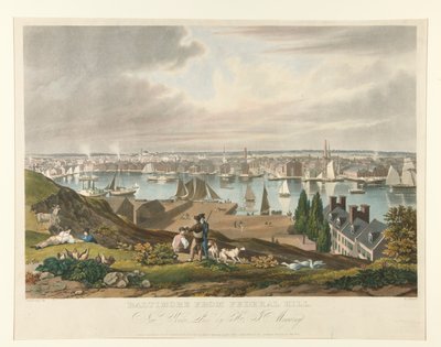 Baltimore Från Federal Hill av William James Bennett
