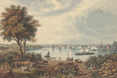 Baltimore tagen nära Whetstone Point, publicerad 1831. av William James Bennett