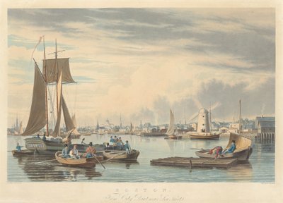Boston: Från City Point nära Sea Street av William James Bennett