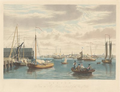 Boston: från Ship House vid örlogsvarvets västra ände av William James Bennett