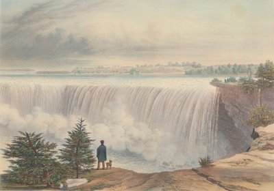 Niagara Falls from the Table Rock, publicerad 1840. av William James Bennett