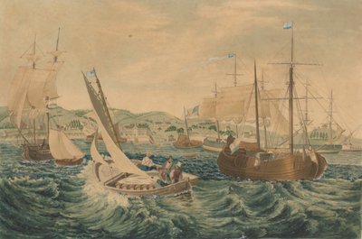 Karantän, Staten Island, 1833. av William James Bennett