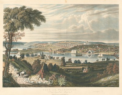 City of Washington: Från bortom Navy Yards av William James Bennett after George Cooke