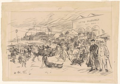 Coney Island Boardwalk av William James Glackens