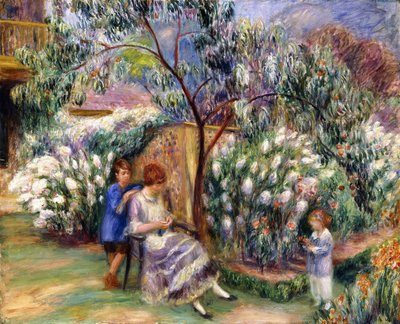 I trädgården av William James Glackens