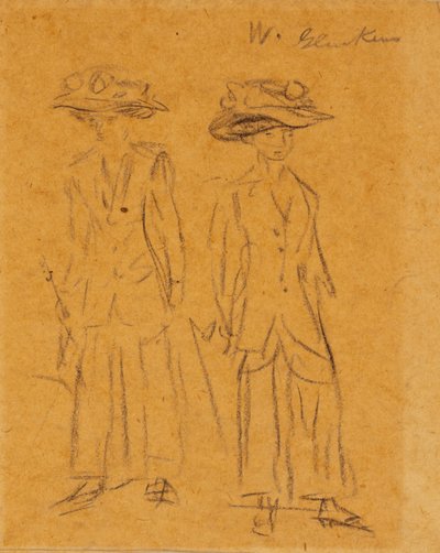 Två kvinnor av William James Glackens