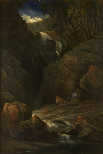 Ett vattenfall av William James Muller