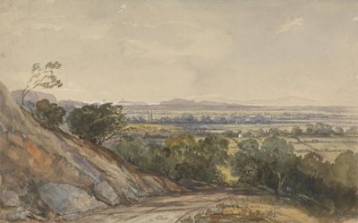 Cleeve, Somerset, med Bridgewater Bay i fjärran av William James Muller