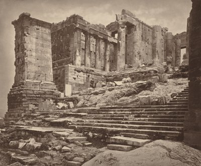 Propylaea från sydväst,1882 (foto) av William James Stillman