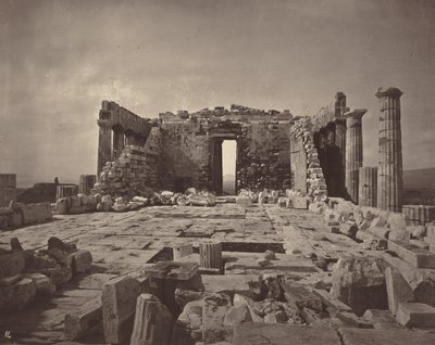 Akropolis i Aten, plåt 14,1869/1870 (foto) av William James Stillman