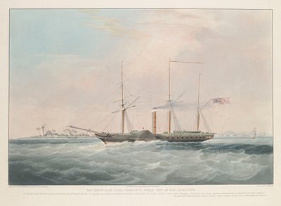 Ostindiska kompaniets ångdrivna krigsfartyg "Berenice av William John Huggins
