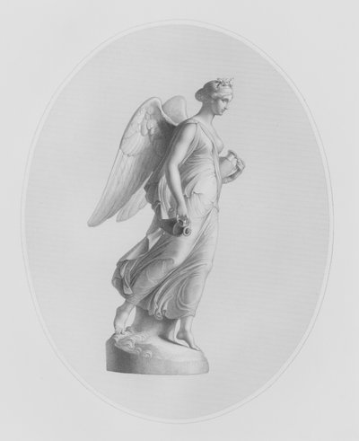 Aurora, graverad av W Roffe från statyn av J Gibson, RA, i Mrs Henry Sandbachs ägo (gravyr) av William John Roffe