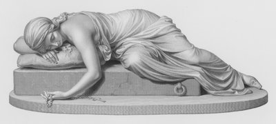 Beatrici Cenci, graverad av W Roffe från skulpturen av Harriet Hosmer (gravyr) av William John Roffe