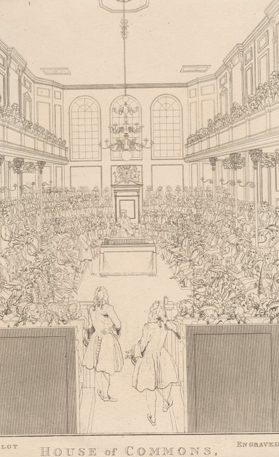 Underhuset, som det såg ut 1741-2 av William Johnstone White