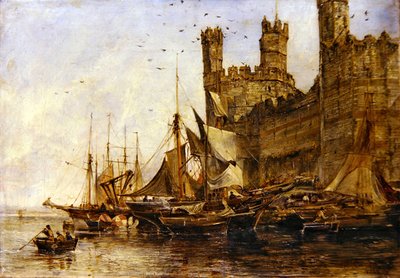 Caernarvon slott av William Joseph J.C. Bond