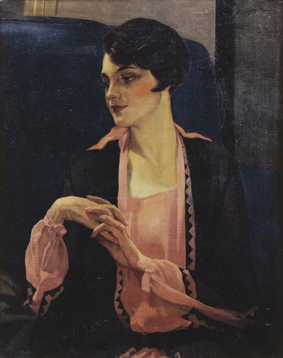 Porträtt av en kvinna, halvlängd, 1905 av William Kay Blacklock