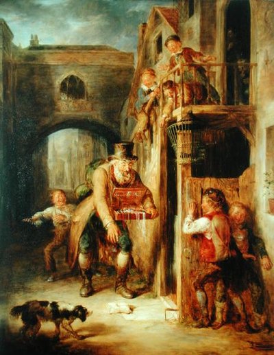 Det falska paketet (olja på duk) av William Kidd
