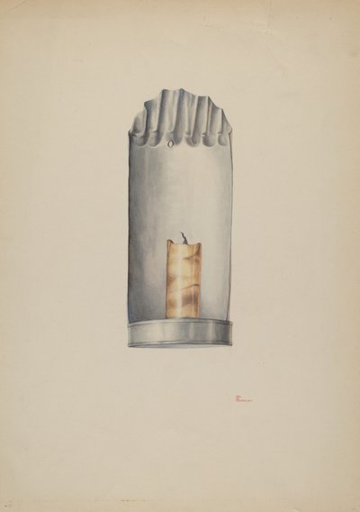 Ljushållare, c. 1940. av William Kieckhofel