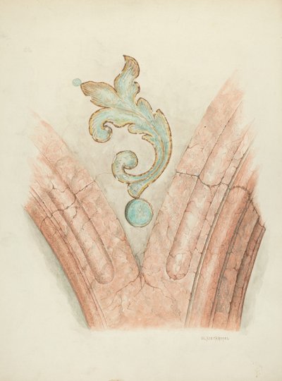 Takdekoration, ca. 1940. av William Kieckhofel