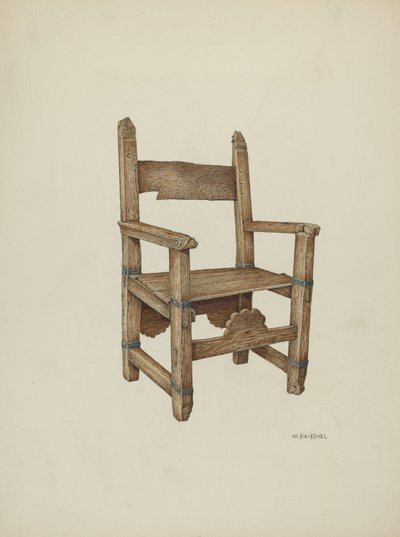 Sanctuary Chair, 1941. av William Kieckhofel