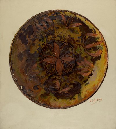 Pa. Tyska plattan, ca. 1937. av William L Antrim