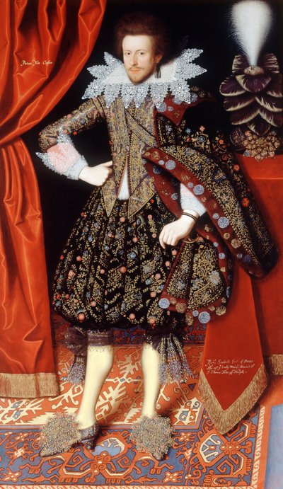 Edward Sackville ca 1613 (olja på duk) av William Larkin