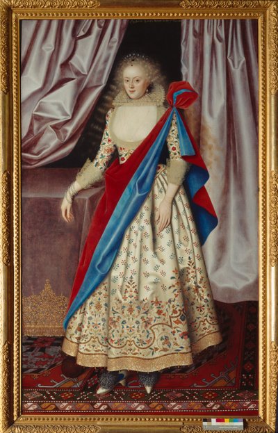 Lady Isabella Rich ca 1615 (olja på duk) av William Larkin