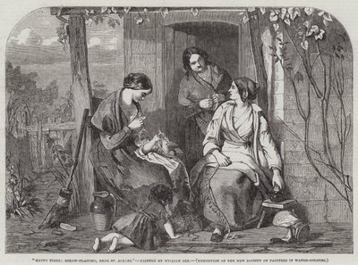 Happy Times, Straw-Plaiting, nära St Albans av William Lee