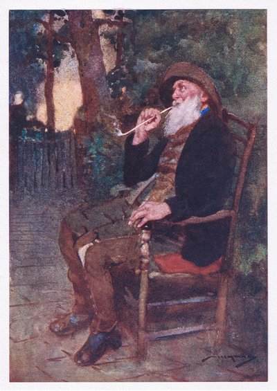 Hur glad han som kröner, i nyanser som dessa, en ungdom av arbete med en ålder av lätthet (färg litho) av William Lee Hankey