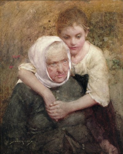 Minnen (akvarell på papper) av William Lee Hankey