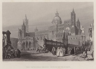 Katedralen (Madre Chiesa) i Palermo (gravyr) av William Leighton Leitch