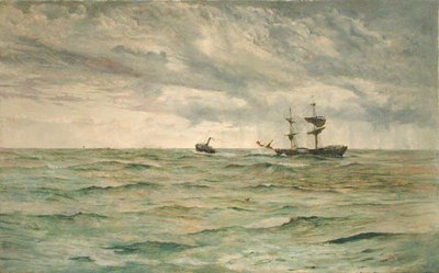 En vän av alla nationer (olja på duk) av William Lionel Wyllie