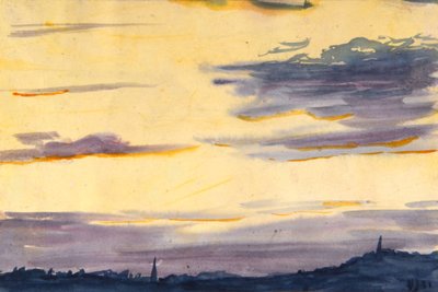 Ljus kväll av William Lionel Wyllie