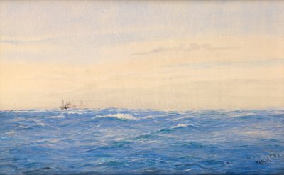 Konvoj, Nordsjön av William Lionel Wyllie