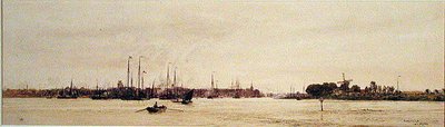 Dordrecht (akvarell på papper) av William Lionel Wyllie