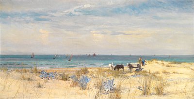 Skörda landet och havet, 1873 av William Lionel Wyllie