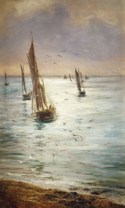 På väg hemåt, av William Lionel Wyllie