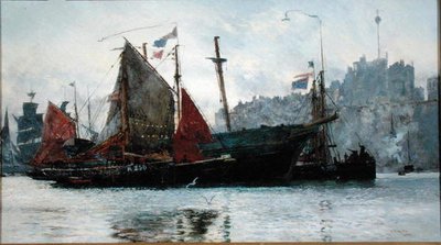 Ramsgate hamn av William Lionel Wyllie