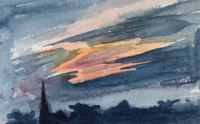 Solnedgångsstorm av William Lionel Wyllie
