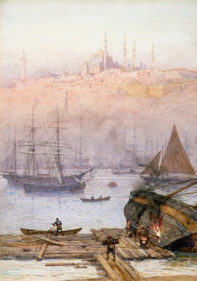 Gyllene hornet, 1896 av William Lionel Wyllie