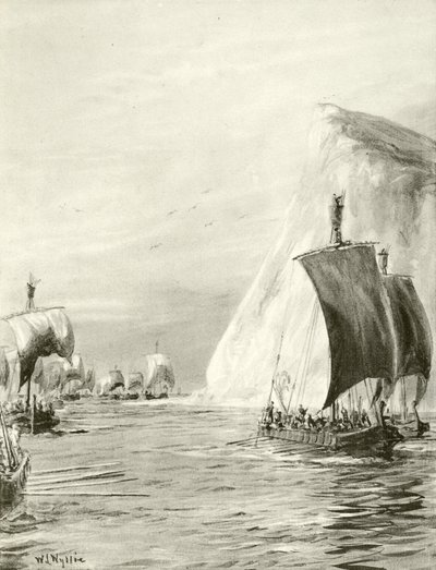 "Det finns en ström i människors angelägenheter" (djuptryck) av William Lionel Wyllie