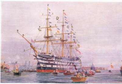 Trafalgar-årsdagen av William Lionel Wyllie