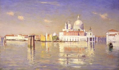 Ingång till Canal Grande av William Logsdail