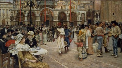 Piazza di San Marco, Venedig, 1883 av William Logsdail