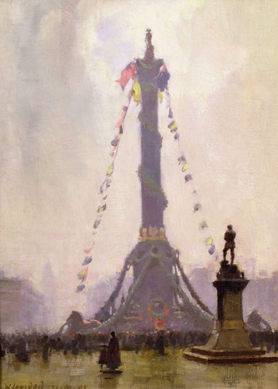 Trafalgar Day av William Logsdail