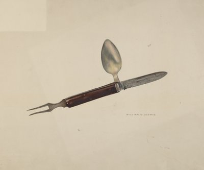 Besticksats, c. 1941. av William Ludwig