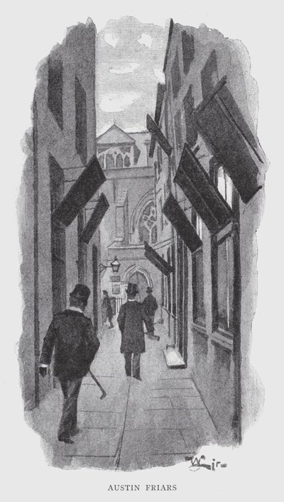 Austin Friars (litho) av William Luker