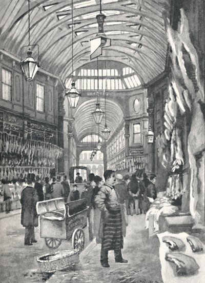 Leadenhall Market, 1891 av William Luker