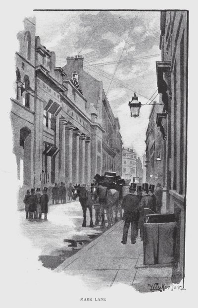 Mark Lane (litho) av William Luker